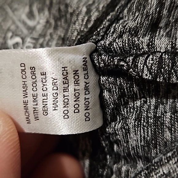 Splash Bottoms Juniors Heathered Black White Bike Shorts Side Pockets Athletic M - Picture 8 of 10